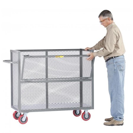 LITTLE GIANT Drop-Gate Truck, 12 ga. Steel (Deck)/13 ga. Exp/ed Metal, 3600 lb CAWD30606PY