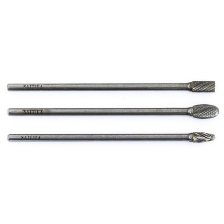 UNITED ABRASIVES/SAIT SAIT 45683 6" Length Shank Carbide Burs, Type SL3L6, 3/8" x 1-1/16" x 1/4", 1-Pack 45683