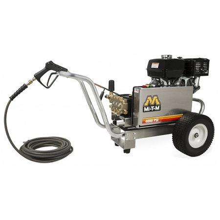 MI-T-M Gas Pressure Washer, 389cc, 4000 psi, Ge CBA-4004-1MGH