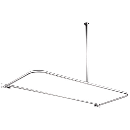 KINGSTON BRASS CC3131 D-Type Shower Curtain Rod CC3131