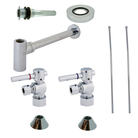 TRIMSCAPE CC53301DLVKB30 Plumbing Toilet Trim Kit with Drain & Bottle Trap CC53301DLVKB30