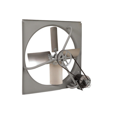 TPI INDUSTRIAL Commercial Exhaust Fan, 30", Belt-Drive, 230/460V, 1/3HP, 3-Ph, Gray CE-30B-3
