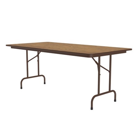 Correll Rectangle Commerical Folding Utility Table, 36" W, 72" L, 29" H, High Pressure Laminate Top CF3672PX-06