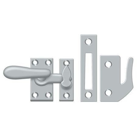 DELTANA Window Lock, Casement Fastener, Medium Satin Chrome CF66U26D