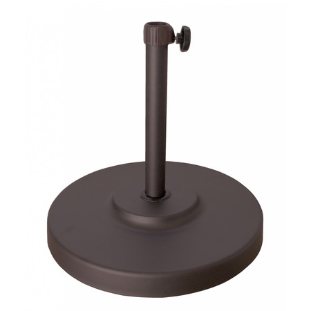 California Umbrella Umbrella Base, Steel Cover, Concrete Cente 194061010822