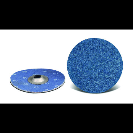 CGW ABRASIVES Sanding Disc, 2 T/O, 2-PLY, ZA, 36G 59674