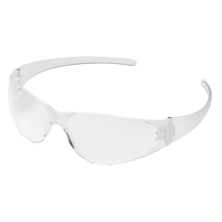 MCR SAFETY Safety Glasses, Clear Uncoated CK100