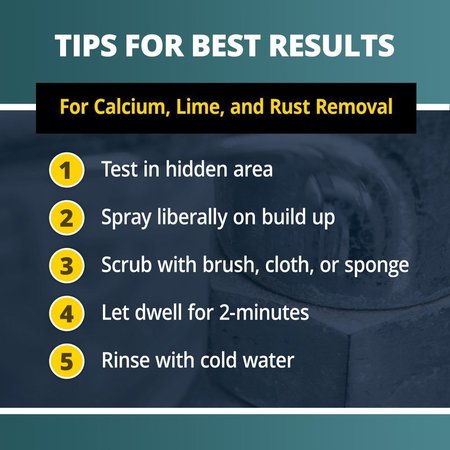 Clr Pro Calcium Lime and Rust Remover, 42 oz, Jug G-FM-CLR42-4PRO