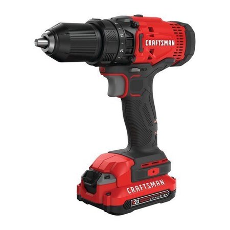 CRAFTSMAN V20 Cordless 1/2 in Drill/Driver Kit CMCD700C1