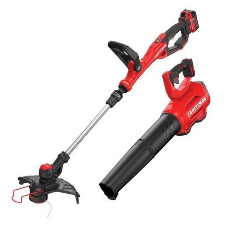 CRAFTSMAN V20 13 in Cordless String Trimmer and A CMCK297M1