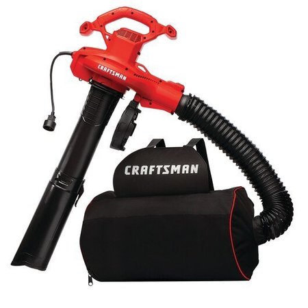 CRAFTSMAN Corded Blower/Vacuum/Mulcher, 12A, 3-in-1 CMEBL7000