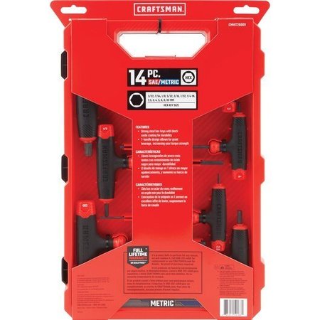 Craftsman Hex Key Handle Set, 14 CMHT26001