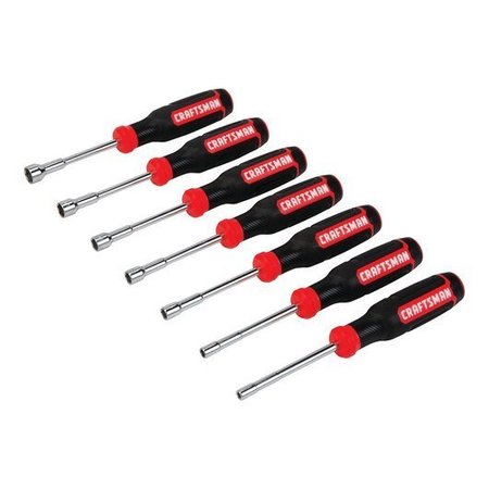 Craftsman Nut Driver Set, Shank Length 3", 7 pcs. CMHT65081