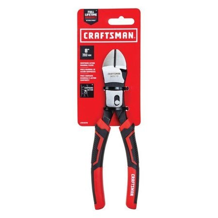 Craftsman Compound Action Diagonal Pliers, 8 CMHT81718