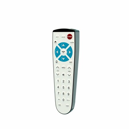 CLEAN REMOTE TV Remote Control CR4B-2 CR4B-2