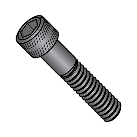 Zoro Select M8-1.25 Socket Head Cap Screw, Plain Stainless Steel, 40 mm Length, 50 PK M8040CSP