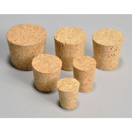 UNITED SCIENTIFIC Cork Stoppers, #4, PK 100 CST4