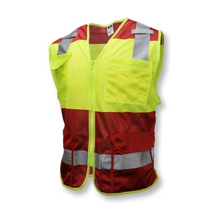 RADWEAR USA Radwear USA CSV6 Custom Type O Class 1 Safety Vest, Size: 2X CSV6-01Z1-2X