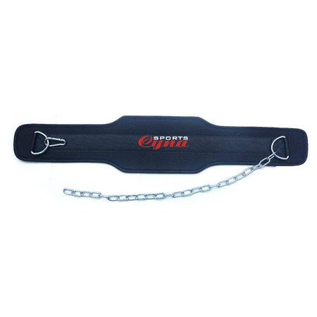 CYNASPORTS Weight Lifting Dipping Belt with Chains CS-0013