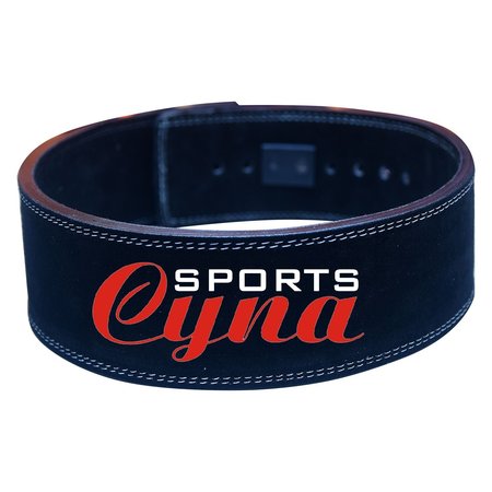 CYNASPORTS Power Lifting Belts 10 mm Black Large CS-0050
