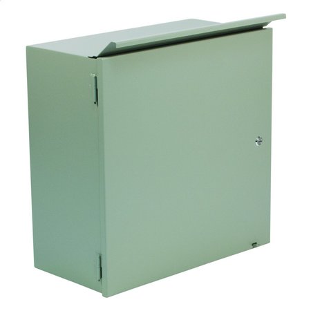 WIEGMANN Electrical Box Cover, Carbon Steel, Hinged Cover CTSD243012