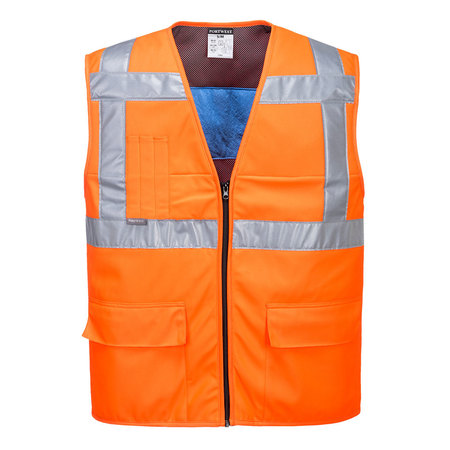 Portwest Hi-Vis Cooling Vest, XX/3X CV02 | Zoro