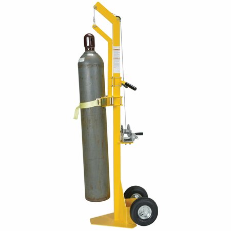 Zoro Select Portable Cylinder Lifter, 300 lb. Load Capacity CYL-LT-1-PN