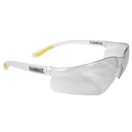 Dewalt Safety Glasses, Wraparound Clear Polycarbonate Lens, Scratch-Resistant, 12PK 12