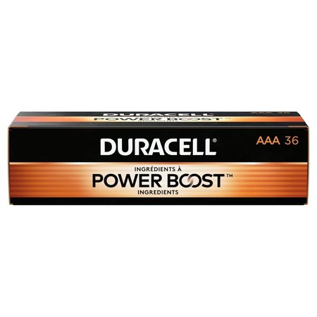 Duracell Coppertop AAA Alkaline Battery, 1.5V DC, 36 Pack MN24P36