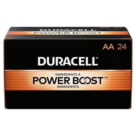 Duracell Coppertop AA Alkaline Battery, 1.5V DC, 24 Pack MN1500BKD