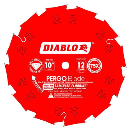 DIABLO Tooth (PCD) Laminate Flooring PERGOBlade D1012LF