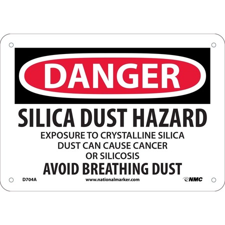NMC Silica Dust Hazard, D704A D704A