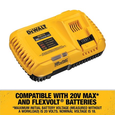 Dewalt Battery Charger, 22.0V, Li-Ion DCB1112