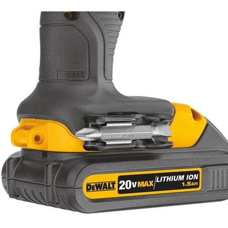 Dewalt Cordless Drill, Brushless, 20 Volt DC, 1/2 in Chuck, Compact, 2 Batteries and Charger Included DCD780C2