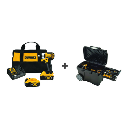 DEWALT Cordless Impact Driver Kit w/Storage DCF887M2/DWST33090