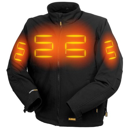 Dewalt 20 V, Heated Jacket , Men's , Black , 2XL DCHJ060ABD1-2X