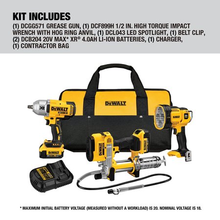 Dewalt 20V MAX* Cordless 3-Tool Combo Kit DCK397HM2