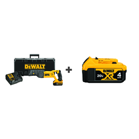 DEWALT Cordless Recip Saw Kit w/3rd Battery DCS380P1/DCB204
