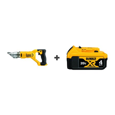 DEWALT Shear, 20V DC, Double Cut, 2,300 spm DCS491B/DCB204