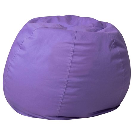 Flash Furniture Bean Bag Chair, 30"L18"H DG-BEAN-SMALL-SOLID-PUR-GG
