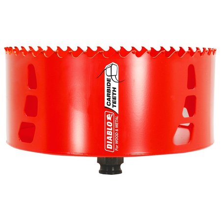DIABLO Carbide-Tipped Wood and Metal Holesaw, 6 DHS6000CT