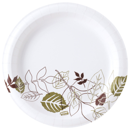 DIXIE Dixie® Paper Plates, 9" Heavyweight, White, 500/Case DIX320