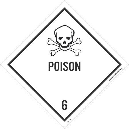 NMC Poison Label, DL159ALV DL159ALV