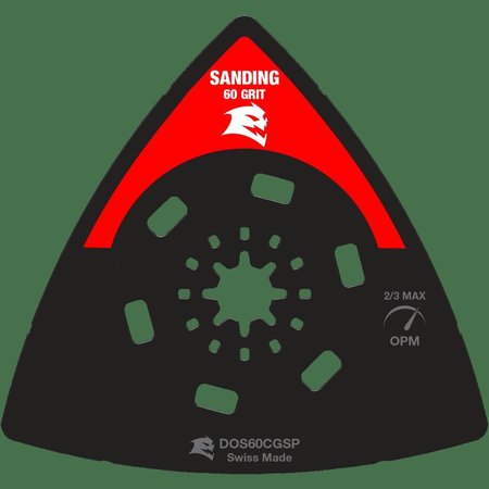 DIABLO Starlock Oscillating Sanding Plates Feat DOS60CGSP