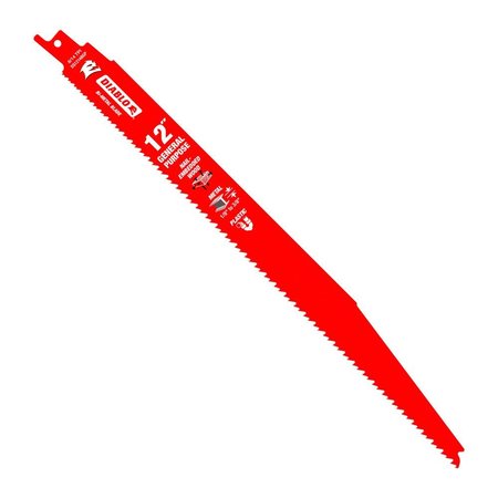 DIABLO Bi-Metal Recip Blade for Nail-Embe, PK15, 15 PK DS1214BGP15