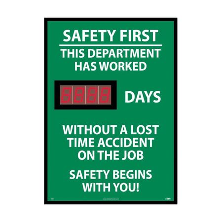 NMC Safety First This Department Has Worked Digital Scoreboard DSB1