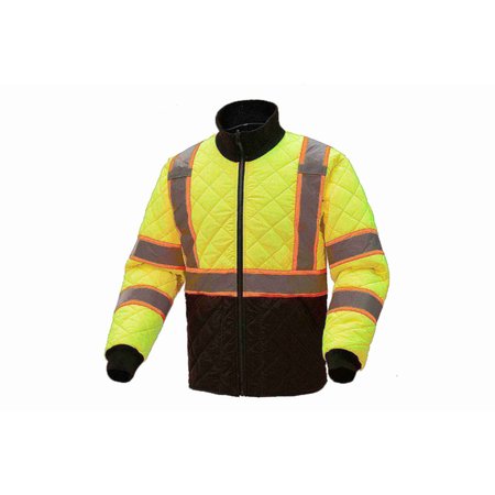 Gss Safety Incident Command Vest, White w/Lime 3118