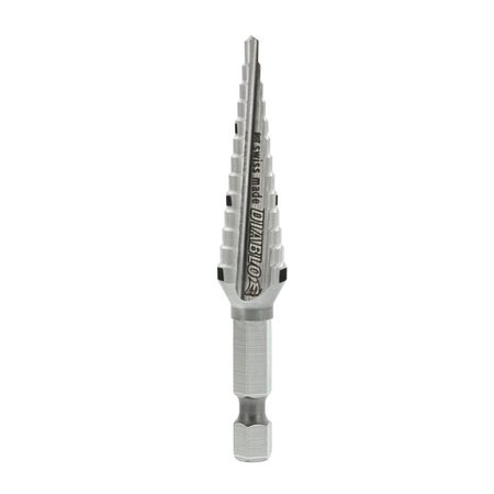 DIABLO Impact Step Drill Bit (13 Steps), 1/4"- DSD0500S13