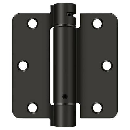 DELTANA Oil Rubbed Bronze Spring Hinge DSH35R410B