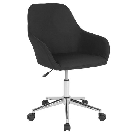 Flash Furniture Cortana Home and Office Mid-Back Chair, B DS-8012LB-BLK-F-GG